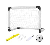 Football pour portables de 6 pieds (pour les jardins, avec réseau), Gold Post de football, réseau d'entraînement de football avec PEGS (pour la pratique en plein air dans les parcs, les plages