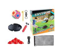Football Practice Equipment,Soccer Skills Training Equipment - Training & Playing Field Equiipment, Rebound Sports Ball with Elastic Cord and Bag for Adult Kicking Skill Team Passing Accuracy Outdoor