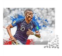 Football Puzzle Adulte 1000 Pièces en Bois Premium Mbappé - Jeu D'Habileté, Décoration Maison Élégante, Cadeau Original pour Famille 1000pcs (75x50cm)