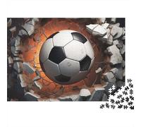 Football Puzzles pour Adultes Fun 1000 Piece Sports Décoration Maison, Jeu ÉduChatif, Jeu Intellectuel, Anti-Stress, Défi Stimulant (1000pcs (75x50cm))