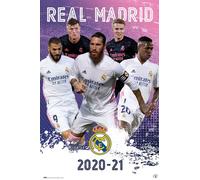 Football - Real Madrid - Groupe 20/21 Sport - Impression d'affiches - Taille 61x91,5 cm