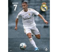 Football - Real Madrid Hazard 19/20 football - Mini poster imprimé - 40x50 cm