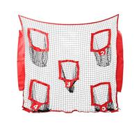 Football Replacement Net 6.9x6.9ft Training Throwing Target Practice Net for Rugby Accuracy Training Premium Polyester Construction Durable Mesh for Ball Sports Practice