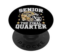 Football Senior, Maman, mère, Jour du Match du dernier Quart 2026 PopSockets PopGrip Adhésif