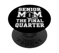 Football Senior, Maman, mère, Jour du Match du dernier Quart 2026 PopSockets PopGrip Adhésif