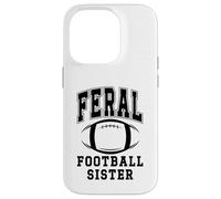 Football Sister,Loud Proud Cheer Sister Feral Football Sis Coque pour iPhone 14 Pro