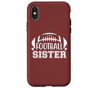 Football Sister That's My Big Bro Little Sisters Biggest Fan Coque pour iPhone X/XS
