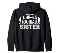 Football Sister That's My Big Bro Little Sisters Biggest Fan Sweat à Capuche