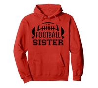 Football Sisters That's My Big Bro Little Sister Biggest Fan Sweat à Capuche