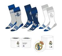 Football Socks 3-Pack Real Madrid 38-45