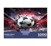 Football - Sport Puzzles 1000 Pièces Cadeau Unique Jeu Éduchatif Challenge Toy À De Qualité Supérieure Peinture Art pour Adultes Et Enfants À Partir De 14 Ans 38x26cm/1000pcs