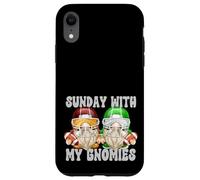 Football Sunday with My Gnomies American Football GNOME Dad Coque pour iPhone XR