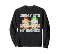 Football Sunday with My Gnomies American Football GNOME Dad Sweatshirt