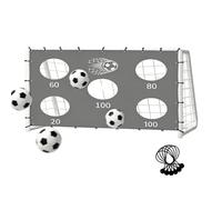 Football Target Net - Precision Practice, Portable Fast Setup Foldable Style, 183x280cm Dimensions, Heavy 1.2kg Mass, Industrial Polyester Mesh, for Backyard & Summer Camp