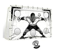Football Throwing Net, Stable Soccer Target, Toss Stand with Durable Build, Sports Gear for Training Fun, Lifestyle Supplies, Football Throwing Net for Kids Teens Adults Women School Home Lawn Course