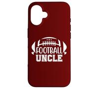 Football Uncle Loud and Proud Uncle Football Greatest Fan Coque pour iPhone 16