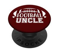 Football Uncle Loud and Proud Uncle Football Greatest Fan PopSockets PopGrip Adhésif