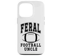 Football Uncle Loud Proud Feral Uncle Football Greatest Fan Coque pour iPhone 13 Pro