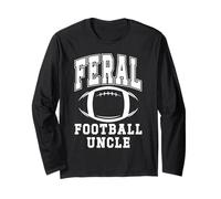 Football Uncle Loud Proud Feral Uncle Football Greatest Fan Manche Longue