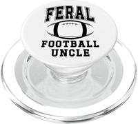 Football Uncle Loud Proud Feral Uncle Football Greatest Fan PopSockets PopGrip pour MagSafe