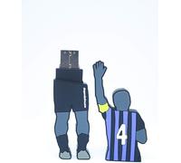 Football USB Drive 3.0 Javier Zanetti 32GB Flash Pen Disk Pen Drive High Speed Gift Idea Inter