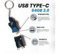 Football USB Drive 3.0 Lautaro Martinez Jersey Inter 32GB Flash Pen Disk Pen Drive High Speed Gift Idea Inter