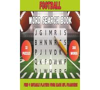 Football Word Search Book: 32 Puzzles, 288 Words, Find 9 Notable Players From Each NFL Franchise, Easy to Read Print, 6x9 Inches, Solutions Included, ... Football Lovers and Activity Book Enthusiasts