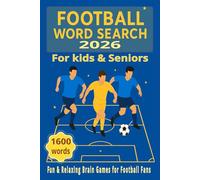 FOOTBALL WORD SEARCH: Fun & Relaxing Brain Games for Football Fans | Easy-to-Read Puzzles for Kids & Seniors