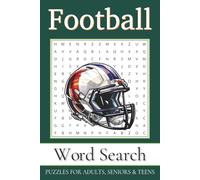 Football Word Search Puzzle Book: Easy to Read Print about Football player, Football match, Football fan and More | 6x9 inches, 110 pages | 50+ puzzles ... Gift for Vacations, Holidays and Free Times