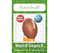 Football Word Search Puzzle Book: Word Searches with Easy to Read Print about all things Football | 6X9, 110 pages | 50+ Puzzles ... Gift for Vacations, Holidays and Free Times