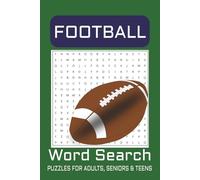 Football Word Search Puzzle Book: Word Searches with Easy to Read Print about Football, Football Games, Sports and More | 6x9 inches, 110 pages | 50+ ... Gift for Vacations, Holidays and Free Times