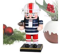 Footballer Statue - Miniature Holiday Collectible Timber Figurine