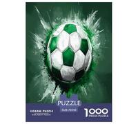 FootballPuzzle 1000 Pièces Cadeau Unique Jeu Éduchatif Challenge Toy À De Qualité Supérieure Peinture Art pour Adultes Et Enfants À Partir De 12 Ans 70x50cm/1000pcs
