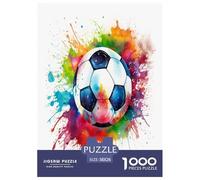 FootballPuzzle 1000 Pièces Cadeau Unique Jeu Éduchatif Défi Jouet À De Qualité Supérieure Peinture Art pour Adultes Et Enfants 38x26cm/1000pcs