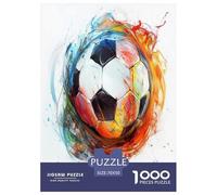 FootballPuzzle 1000 Pièces Educa Jouet en Bois Cadeau Unique De l'art De La Décoration Jeu Éduchatif Challenge Toy pour Adultes Et Enfants À Partir De 12 Ans 70x50cm/1000pcs