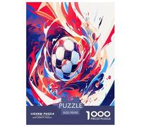FootballPuzzle 1000 Pièces Educa Jouet en Bois Cadeau Unique Décoration Intérieure Jeu Éduchatif Challenge Toy pour Adultes Et Enfants À Partir De 12 Ans 70x50cm/1000pcs
