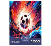 FootballPuzzle 1000 Pièces Educa Jouet en Bois Jeu D'Intelligence Décoration Intérieure Jeu Éduchatif Challenge Toy Adultes Et Enfants À Partir De 14 Ans 70x50cm/1000pcs