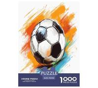 FootballPuzzles 1000 Pieces Cadeau Unique Jeu Éduchatif Challenge Toy À De Qualité Supérieure Peinture Art pour Adultes Et Enfants À Partir De 14 Ans 70x50cm/1000pcs