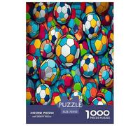 FootballPuzzles 1000 Pieces Cadeau Unique Jeu Éduchatif Défi Jouet À De Qualité Supérieure Peinture Art pour Adultes Et Enfants 70x50cm/1000pcs