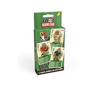 Footbrawlers - Le jeu de cartes de football ultime pour adultes et adolescents - 55 légendes d'attaque, de défense et de fin de carrière - Cadeau hilarant pour les fans de football, les garçons et les