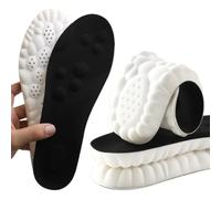 FootFix Semelles orthopédiques, pour adultes et enfants, pour le sport et la vie quotidienne, respirantes, absorbant les chocs, noir, taille 39 à 40