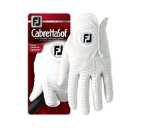 Footjoy CabrettaSof - Gants de Golf pour la Main Gauche (Composite) Couleur: Blanc Taille: S