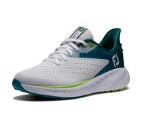 FootJoy Chaussures de golf Fj Flex Xp pour femme, Blanc/bleu sarcelle., 37.5 EU