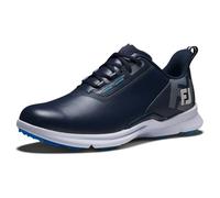 FootJoy Chaussures de Golf Fuel pour Homme, Blanc/Bleu Marine, 44 EU
