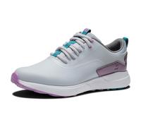 FootJoy Chaussures de Golf Performa pour Femme, Gris, Blanc, Violet, 5 UK Wide