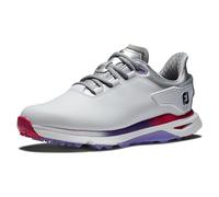 FootJoy Chaussures de Golf Pro/SLX pour Femme, Blanc/argenté/Multicolore, 36 EU