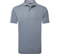 Footjoy Etched Texture Print Lisle Mens Flint XL Chemise polo