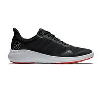 FootJoy Homme Fj Flex Chaussures de Golf, Noir/Blanc/Rouge, 6.5 UK
