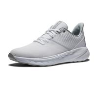 FootJoy Homme Flex Chaussure de Golf, White/White/Grey, 44 EU