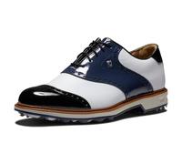 FootJoy Homme Premiere Series Wilcox Chaussures de Golf, Blanc, Bleu Marine, Noir, 42.5 EU